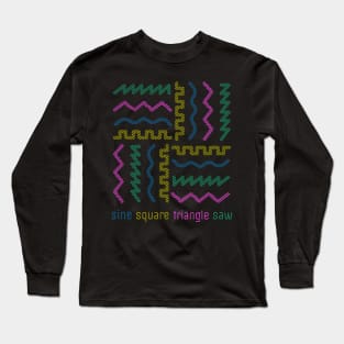 Synthesizer Waveform Long Sleeve T-Shirt